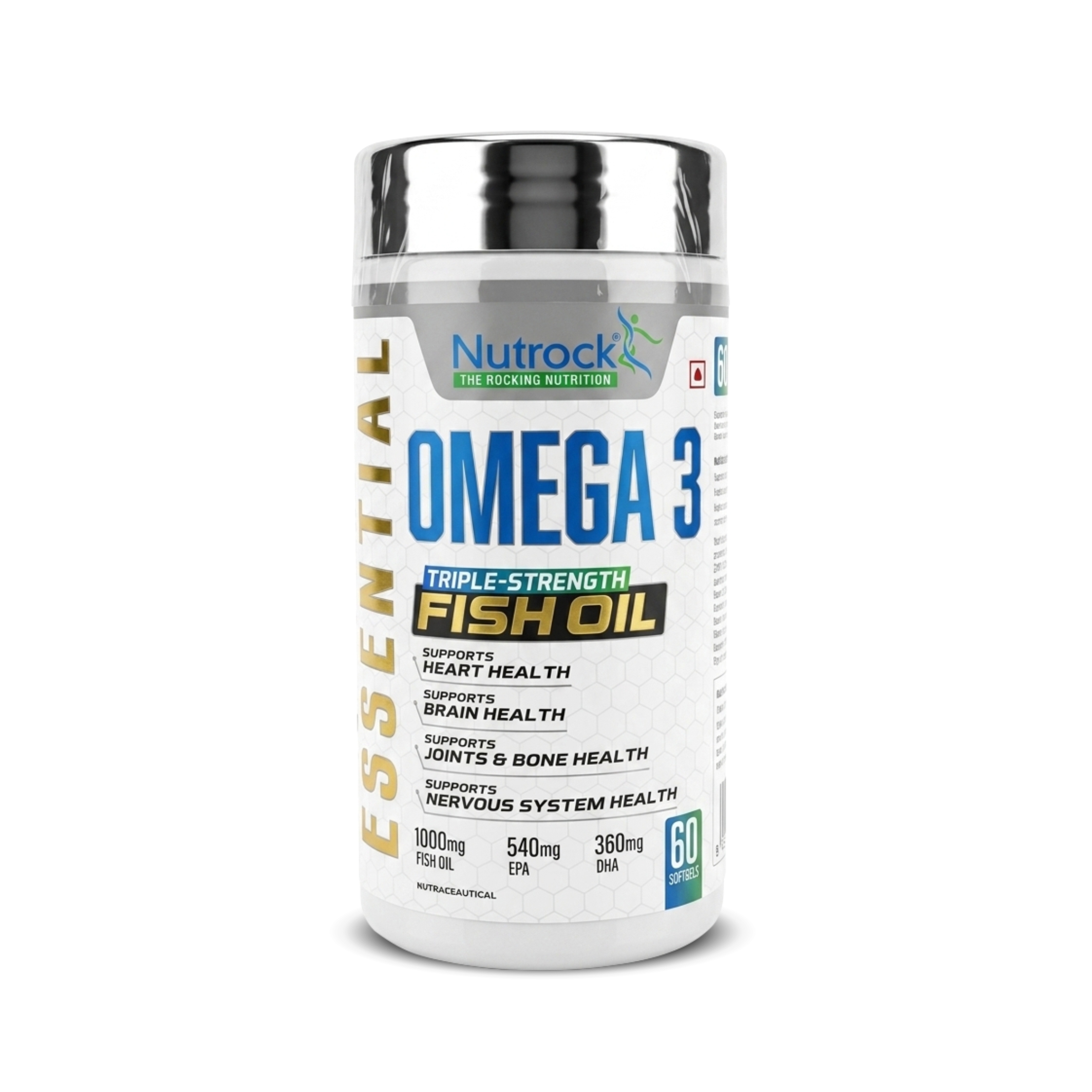 Omega 3 – Triple Strength Fish Oil ( 60 Softgels )